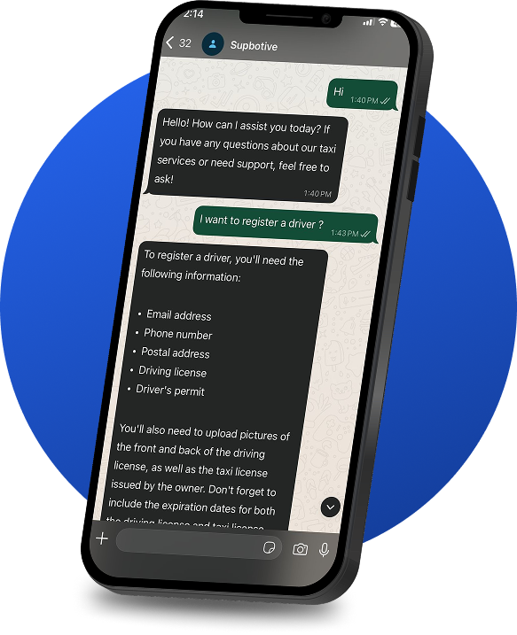 AI chatbot sending instant replies to multiple customer queries through mobile messaging. 